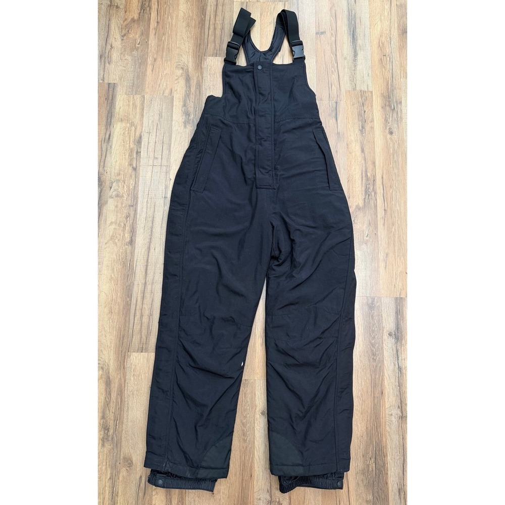 Cabela's Women's Black Insulated Snow Bib Overalls Ski Pants Large Reg - Picture 2 of 7